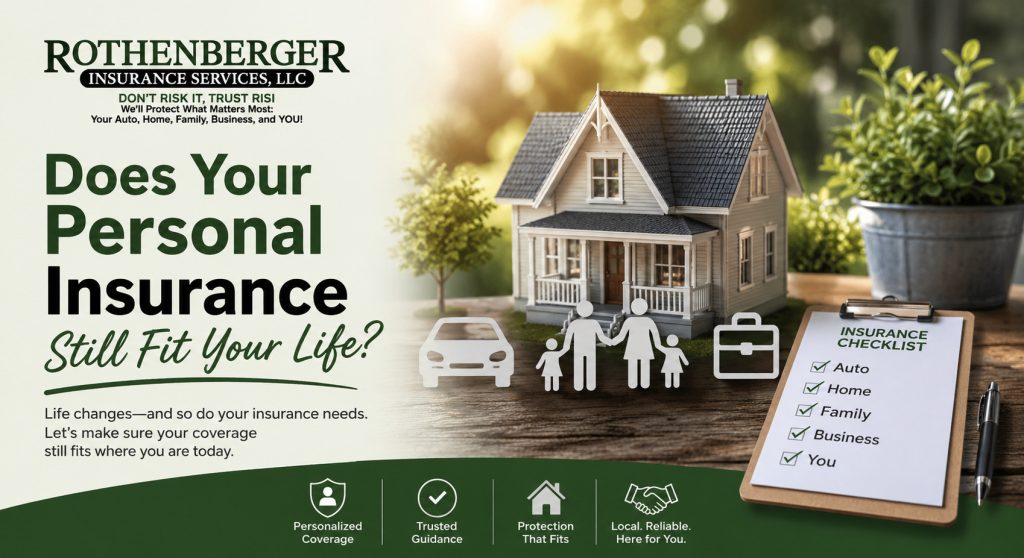 does your personal insurance still fit your lifestyle